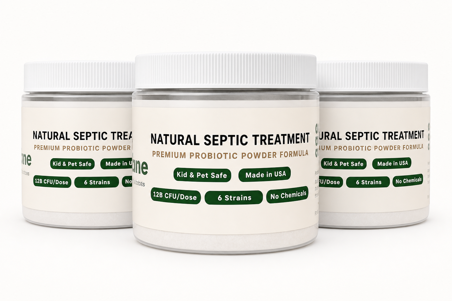 Maintane 3-Pack 18 Month Supply Natural Septic Treatment