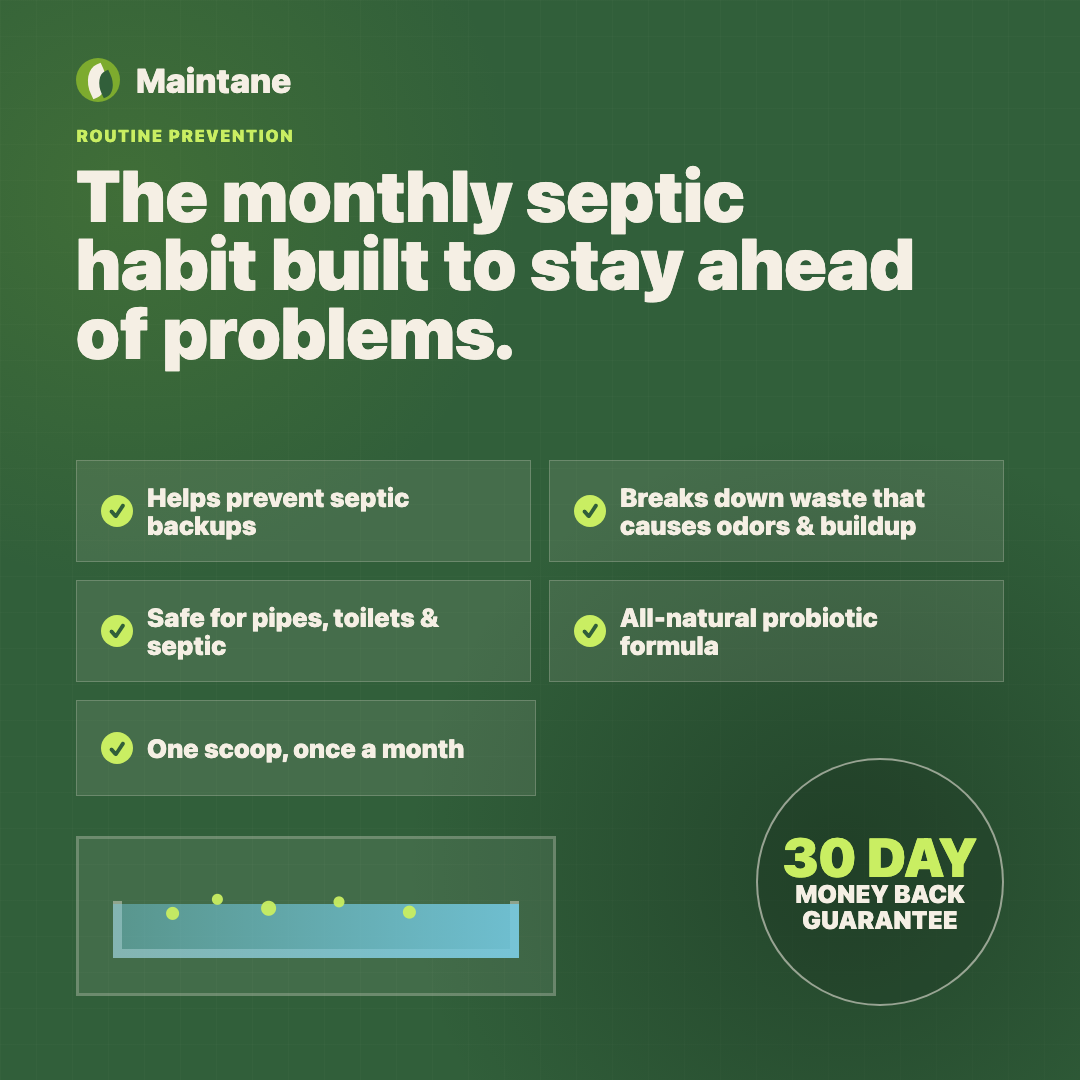 Maintane 2-Pack 12 Month Supply Natural Septic Treatment